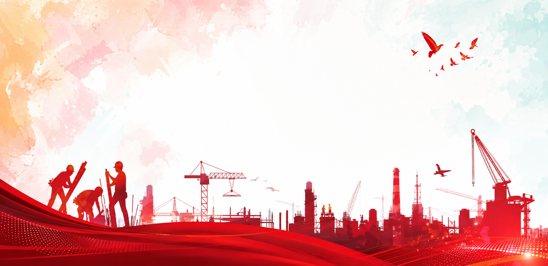 Ilustrasi kawasan industri dan keselamatan kerja