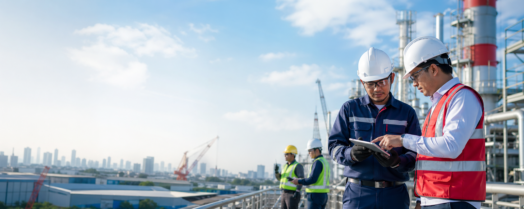 Koordinasi pengawasan keselamatan kerja di area industri